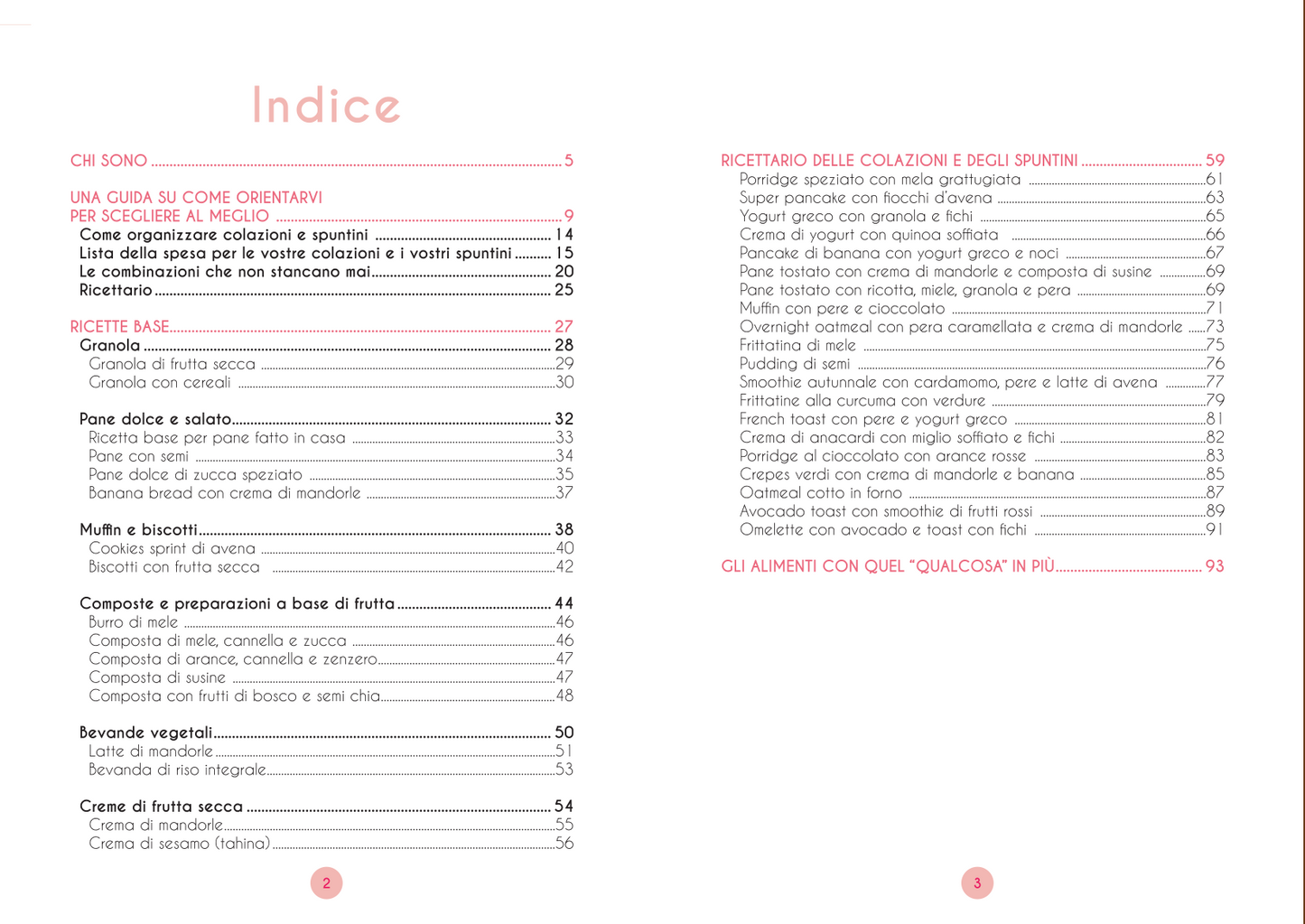 Colazioni e spuntini in gravidanza e allattamento – Autunno-inverno