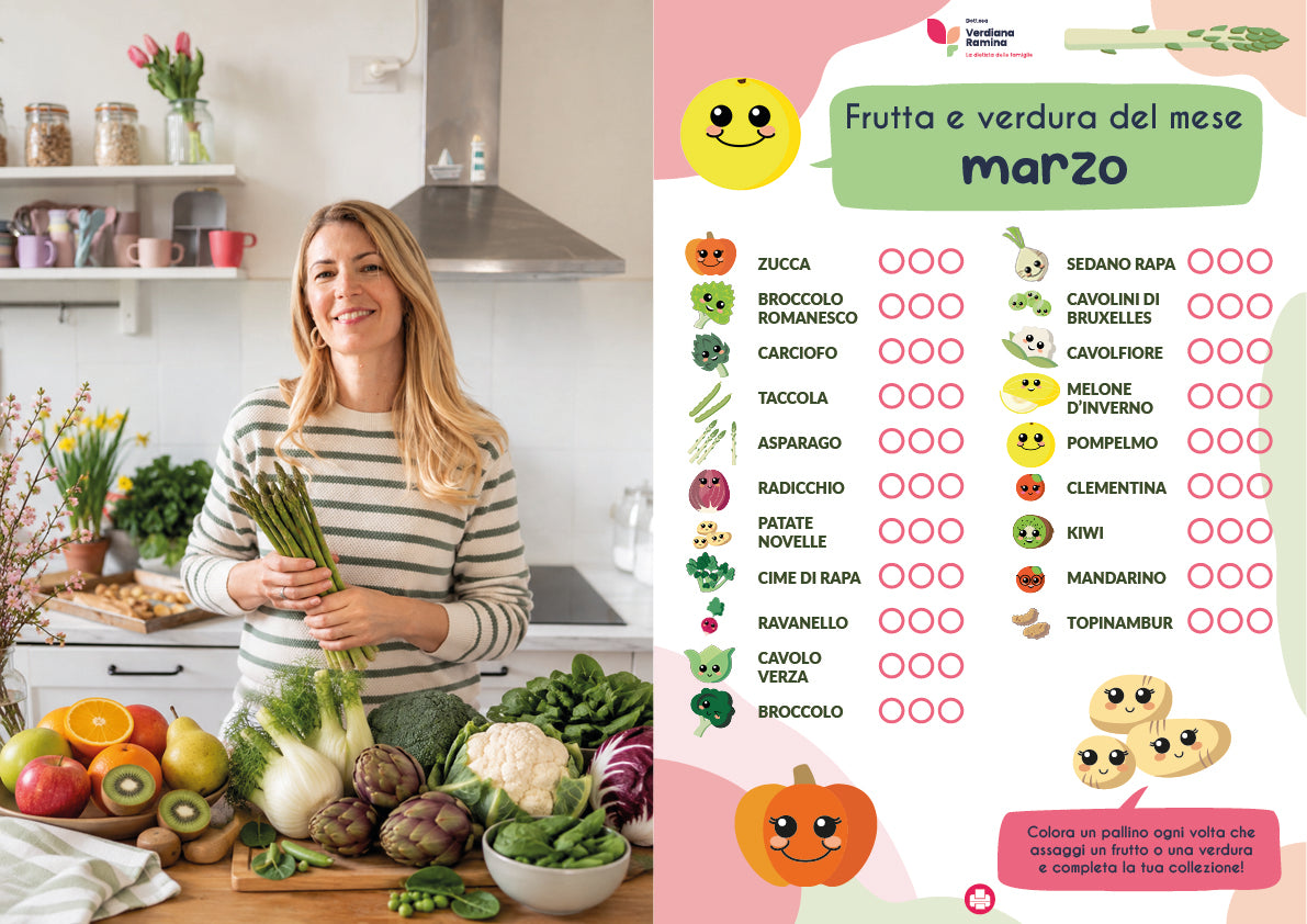 Alla scoperta della frutta e verdura di stagione