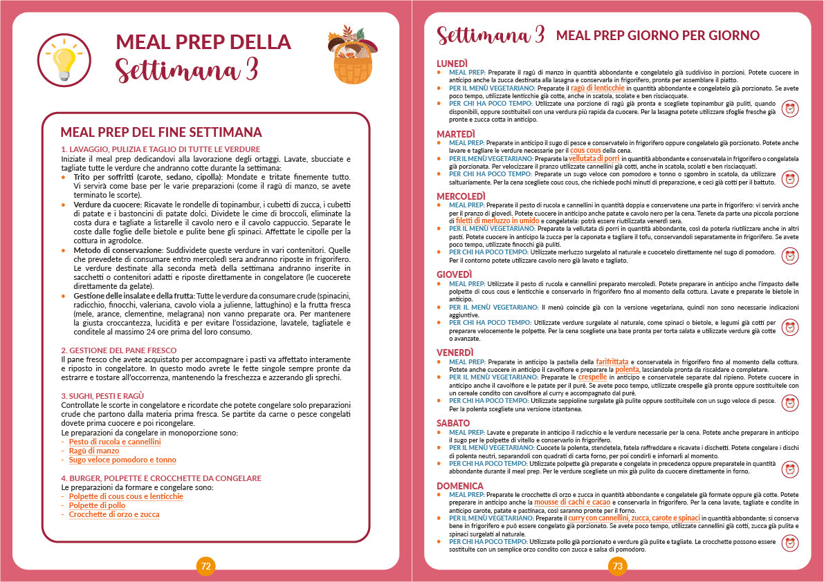 Menù per tutta la famiglia – Autunno 2026