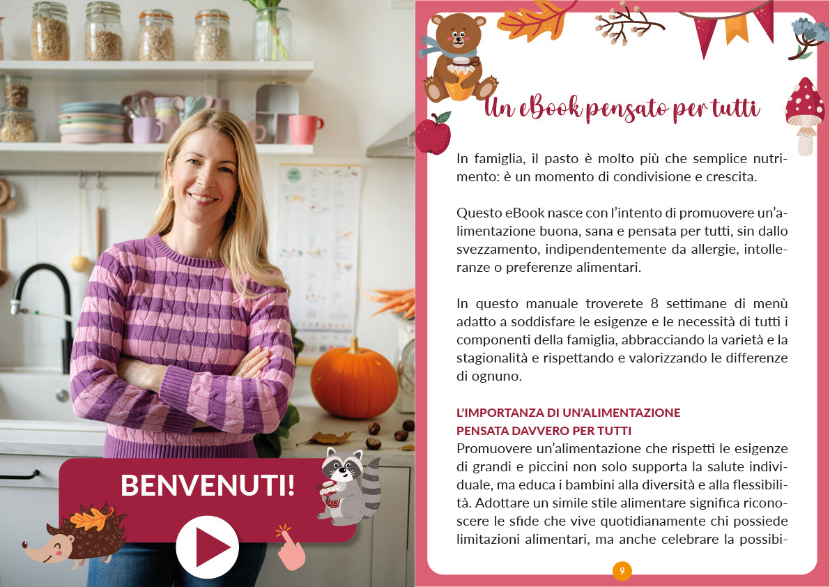 Menù per tutta la famiglia – Autunno 2026