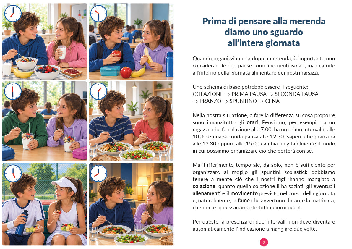 A scuola di doppia merenda