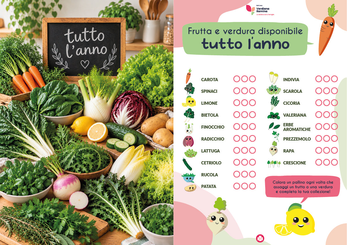 Alla scoperta della frutta e verdura di stagione